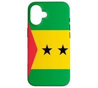 Drapeau Sao Tomé et Principe Coque pour iPhone 16