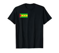 Drapeau Sao Tomé et Principe T-Shirt Graphique avec Valeur