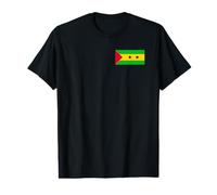 Drapeau Sao Tomé et Principe T-Shirt Graphique avec Valeur