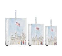 Drapeau - Scène de cérémonie d'élévation 3 pièces Sac de voyage Organisateur de placard Rangement Vêtements Sacs Bagages Organisateurs