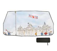 Drapeau - Scène de cérémonie d'élévation UV Parapluie Protection solaire pliable UV Parapluie Design Protection solaire pour pare-soleil de voiture para el sol para cars