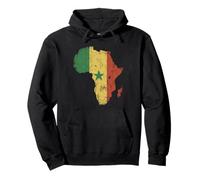 Drapeau Sénégalais Couleurs Sénégalais Afrique Dakar Sweat à Capuche