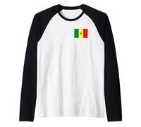 Drapeau sénégalais du Sénégal Manche Raglan