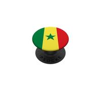Drapeau sénégalais du Sénégal PopSockets PopGrip Adhésif