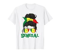 Drapeau sénégalais pour femme Sénégal pour fille Sénégal T-Shirt