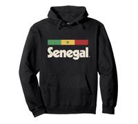 Drapeau sénégalais rétro Sweat à Capuche