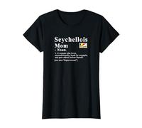 Drapeau Seychellois Mom Definition Seychelles T-Shirt
