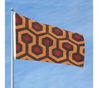 Drapeau Shining Overlook - 6 x 0,9 m - Robuste - Double face - Grand drapeau de cour pour l'extérieur - Bannière de vacances avec œillets - Drapeaux d'extérieur - Décoration murale