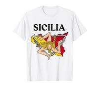 Drapeau Sicile Sicile Palerme Italie T-Shirt
