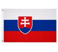 Drapeau Slovaquie 90 X 150 Cm Hisse Drapeau Tempête Drapeau Drapeau National