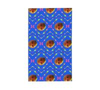 Drapeau Smiley jaune en forme de poire - Drapeau décoratif d'extérieur 0,9 x 1,5 m - Bannière verticale en polyester - Convient pour une utilisation en extérieur