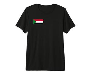 Drapeau soudanais du Soudan T-Shirt Haut de Gamme