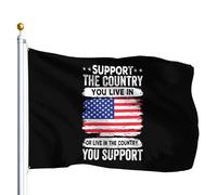 Drapeau Soutenez le pays dans lequel vous vivez ou vivez dans le pays que