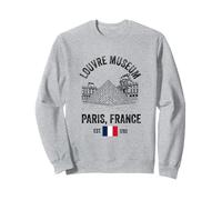 Drapeau Souvenir du musée du louvre de Paris pour Hommes, Femmes, Filles, garçons Sweatshirt