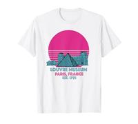Drapeau Souvenir du musée du louvre de Paris pour Hommes, Femmes, Filles, garçons T-Shirt