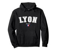 Drapeau Souvenir Lyon France Voyage Auvergne-Rhône Lyon Sweat à Capuche