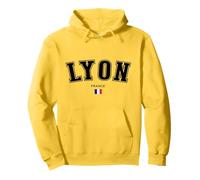 Drapeau Souvenir Lyon France Voyage Auvergne-Rhône Lyon Sweat à Capuche