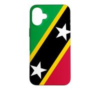 Drapeau St Kitts & Nevis Coque pour iPhone 16 Plus