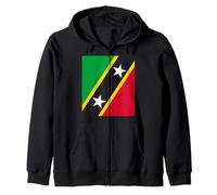 Drapeau St Kitts & Nevis Sweat à Capuche