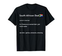 Drapeau sud-africain avec inscription « Dad » T-Shirt