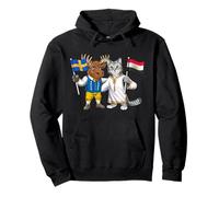 Drapeau Suède Égypte Racines suédoises Fier égyptien Sweat à Capuche