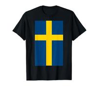 Drapeau suédois Sverige Nordic Cross Swede Pride T-Shirt Graphique avec Valeur