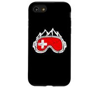 Drapeau Suisse Cadeau Ski Sports d'hiver Ski Snowboard Coque pour iPhone SE (2020) / 7/8