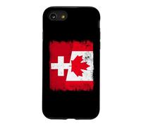 Drapeau Suisse Canada | Swiss Canadian Roots Coque pour iPhone SE (2020) / 7/8