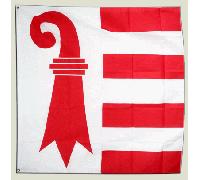 Drapeau Suisse Canton Jura - 120 x 120 cm