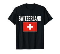 Drapeau suisse cool suisse pour homme et femme T-Shirt