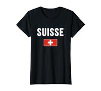 Drapeau Suisse Schweiz Switzerland Svizzera T-Shirt Graphique avec Valeur