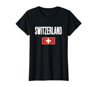 Drapeau Suisse Switzerland Swiss Svizzera T-Shirt Graphique avec Valeur