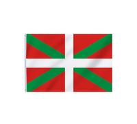 Drapeau supporter Pays Basque 150 x 90 cm - Rouge
