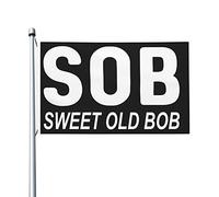 Drapeau Sweet Old Bob pour les gars de chambre, drapeau Unique Double face, Art mural pour jardin 3x5 pieds, tapisserie Sweet Old Bob pour salle de classe