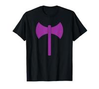 Drapeau Symbole des laboratoires lesbiens Double Face avec Hache LGBTQ Pride T-Shirt
