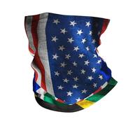 Drapeau Syrien Ameflag Cache-Cou Élastique Gaiter Anti-Solaire Écharpe Demi-Visage pour Ski Cyclisme Course À Pied 26X30CM
