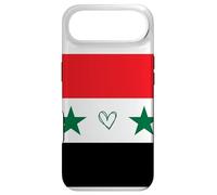 Drapeau syrien avec cœur Fier, Patrimoine, identité Nationale Coque pour iPhone Air