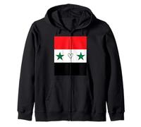 Drapeau syrien avec cœur Fier, Patrimoine, identité Nationale Sweat à Capuche