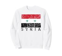 Drapeau syrien de la Syrie en Vieilli pour Hommes, Femmes, Enfants Arabe Sweatshirt