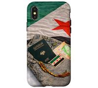 Drapeau syrien, Motif Damas Syrie, Drapeau syrien, I Love Syria Coque pour iPhone X/XS