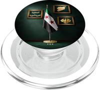 Drapeau syrien, Motif Damas Syrie, Drapeau syrien, I Love Syria PopSockets PopGrip pour MagSafe
