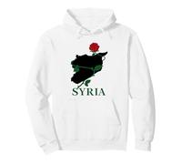 Drapeau syrien, Motif Damas Syrie, Drapeau syrien, I Love Syria Sweat à Capuche