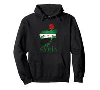 Drapeau syrien, Motif Damas Syrie, Drapeau syrien, I Love Syria Sweat à Capuche