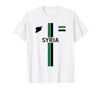 Drapeau syrien, Motif Damas Syrie, Drapeau syrien, I Love Syria T-Shirt