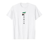 Drapeau syrien, Motif Damas Syrie, Drapeau syrien, I Love Syria T-Shirt