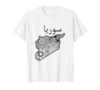Drapeau syrien, Motif Damas Syrie, Drapeau syrien, I Love Syria T-Shirt