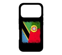 Drapeau Tanzanie Portugal | Tanzanian Portuguese Roots Coque pour iPhone 17 Pro