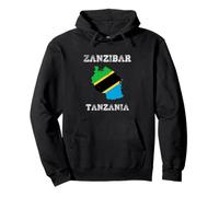 Drapeau Tanzanie Vieilli Zanzibar Pride Sweat à Capuche