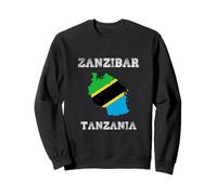 Drapeau Tanzanie Vieilli Zanzibar Pride Sweatshirt