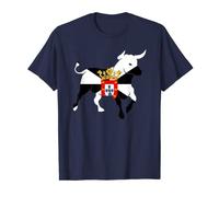 Drapeau taureau Ceuta Espagne Fierté de Ceuta Toros Corrida T-Shirt